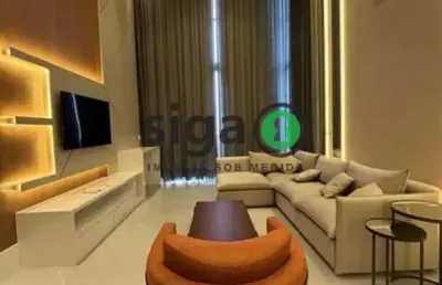 Apartamento duplex com 110m², mobiliado, para venda ou locaçâo, nos jardins