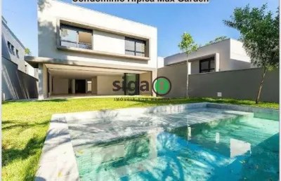Casa em condomíno com 4 suites, 6 vagas e infra para elevador, na chácara santo antonio a venda