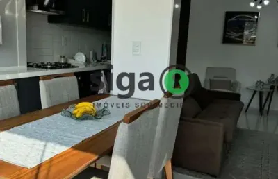 Apartamento á venda 60m² com 2 dormitórios sendo 1 suíte, localizado na chácara santo antônio/sp