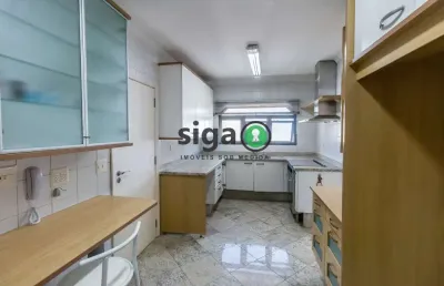 Apto para locação no itaim, com 240m², 3 suites, 3 vagas sem mobilia