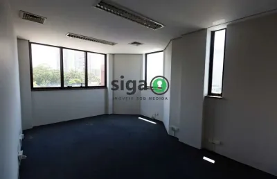 Sala comercial para locação de 110m² com 1 vaga- av. morumbi!