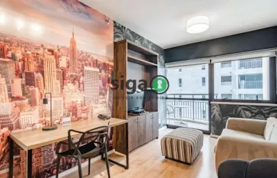 Grand mercure itaim bibi- flat mobiliado de 38m² com 1 quarto para alugar.