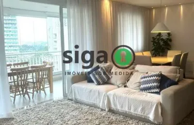 Apartamento à venda com 3 dormitórios, 2 vagas de garagem, 128m2 na vila andrade