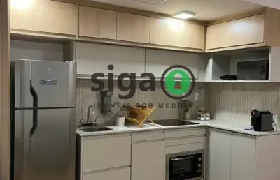 Apartamento 48m² para locação, localizado na chácara santo antônio/sp