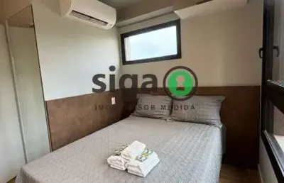 Apartamento 21m² para locação localizado em moema/sp