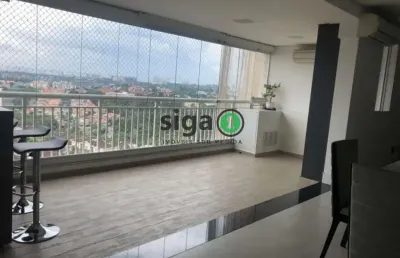 Apartamento à venda no condomínio paulistano com 141m² 1 suíte,  mobiliado- varanda goumert