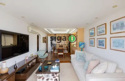 Apartamento mobiliado com 3 dormitorios para locação proximo a igreja de moema