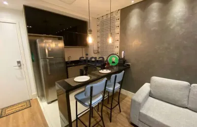 Apartamento mobiliado para alugar- chácara santo antônio
