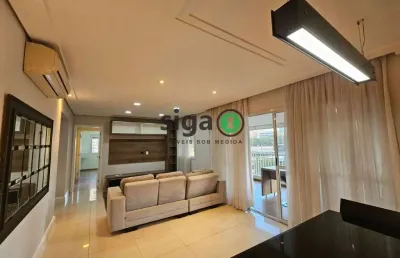 Apartamento 135 m² para locação na  chácara santo antônio- sp