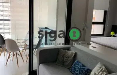 Flat mobiliado para venda- 34m² com varanda no condomínio v xchange jardins!!