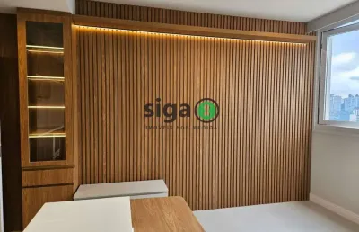 Apartamento 48m² para locação, mobiliado, 2 quartos, localizado na chácara santo antônio, são paulo.