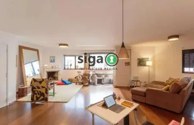 Apto para locação ou venda, mobiliado, com 146m², 2 suites, 2 vagas no itaim bibi.
