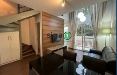 Lofapartamento mobiliado com pé-direito duplo e lazer completo!!!!