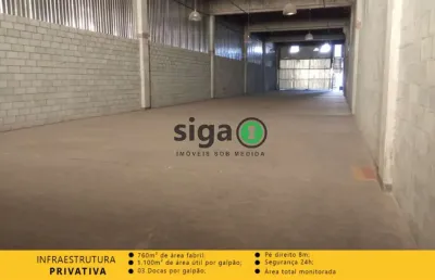 Galpão de 1.100 m² no  parque são domingues para alugar
