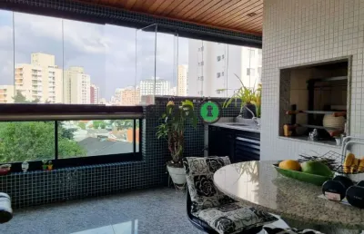 Apartamento 156m² | 3 suítes + 3 vagas + varanda gourmet | 50m do metrô praça da árvore . mirandópol
