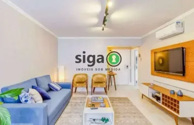 Apto em moema, com 52m², com 2 quartos, 1 vaga , para locação, mobiliado, reformado