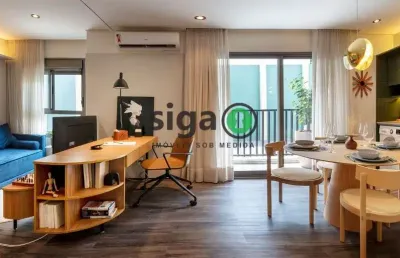 Apartamento de 45m² com 2 dormitórios/metrô brooklin/ chácara santo antônio/ berrini - chucri zaidan