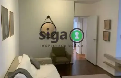Apartamento para locação com 98m², 3 quartos, sendo 1 suite, 1 vaga no itaim, mobiliado