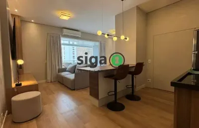 Itaim bibi: apartamento 61/m², 1 dormitório, 1 vaga.