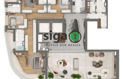 Apartamento de luxo no jardim europa com vista infinita ? 339m² e 4 suítes