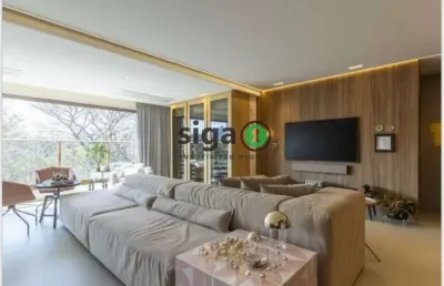 Apto com 142m² à venda no campo belo, com 2 suites, sendo a máster com closet, 2 vagas, mobiliado