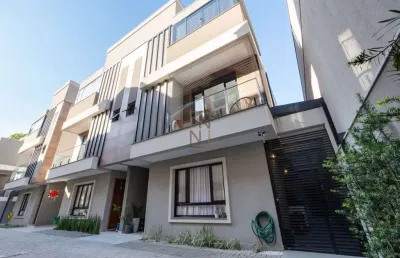 Casa em condomínio fechado com 3 quartos à venda na rua pará, 581, água verde, curitiba por r$ 1.350.000