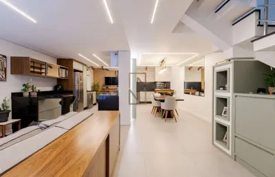 Casa em condomínio fechado com 3 quartos à venda na alameda nossa senhora do sagrado coração, 444, pinheirinho, curitiba por r$ 900.000