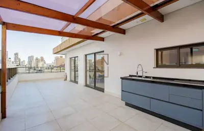 Cobertura com 2 quartos à venda na rua tamoios, 333, vila izabel, curitiba por r$ 2.100.000