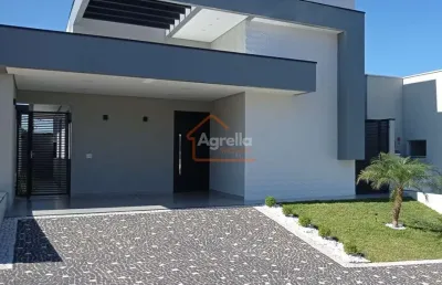 Casa térrea com suite à venda no condomínio santa mônica iii - mogi guaçu/sp