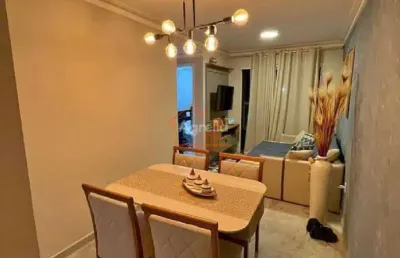 Apartamento todo planejado no portal das rosas, em mogi guaçu, sp