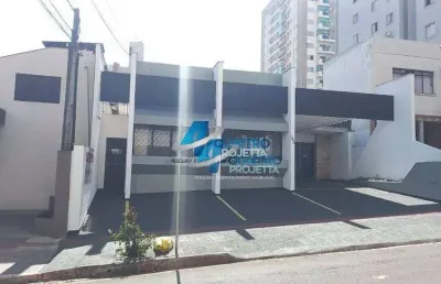 Casa comercial para locação com 10 salas, 280 m² no centro de londrina/pr