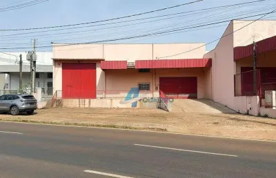 Barracão / galpão para locação com 900 m² + doca de carregamento - lago igapo
