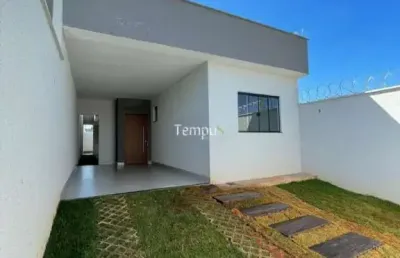 Casa térrea, 3 quartos 1 suite, apenas 22 mil de entrada, 180 m², bairro jardim tropical - aparecida de goiãnia