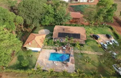 Chácara recanto sonhado 2, estrutura completa, 1.718,51 m², santo antônio de goiás - go