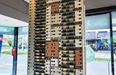 Play residence - lançamento apartamento alto padrão, play residence, 2 quartos 1 suíte, parque amazonia - goiânia-go