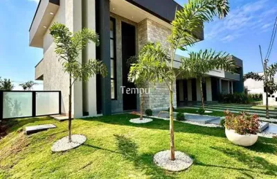 Terras alpha 1 - a casa  alto padrão no condomínio terras alpha residencial 1, senador canedo/go