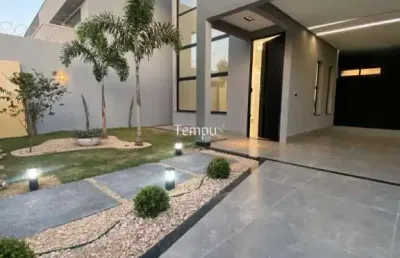 Casa altíssimo padrão 3 suítes plenas sozinha no lote st. três marias