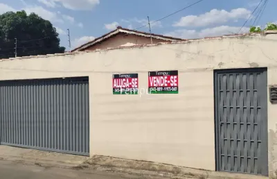 Aluguel casa com quartos, em parque anhangüera ii, goiânia/go
