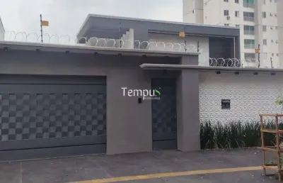 Casa alto padrão, 4 suites, piscina aquecida, com armarios, no parque amazônia - goiânia - go