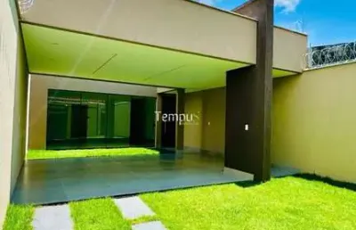 Casa 3 quartos 1 suíte, nova, em jardim maria inês, aparecida de goiânia/go