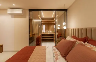 Lake house residence - apartamento alto padrão, parque amazonia, vista livre, andar alto, 3 suítes
