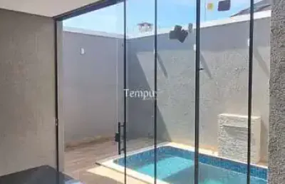 Casa alto padrão 155m² 3 suítes à venda no bairro jardim atlântico - goiânia/go