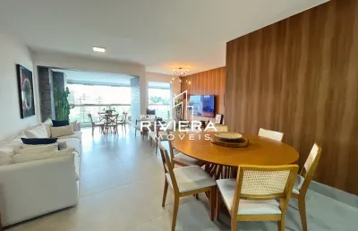 Pé na areia com vista para o mar, 4 dormitórios sendo 3 suítes, muito lazer