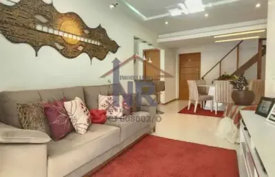 Cobertura com 3 quartos à venda na estrada pau-ferro, freguesia (jacarepaguá), rio de janeiro, 181 m2 por r$ 1.050.000