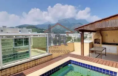 Cobertura à venda na rua araguaia, freguesia (jacarepaguá), rio de janeiro, 147 m2 por r$ 840.000