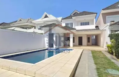 Casa em condomínio fechado com 4 quartos para alugar na estrada dos bandeirantes, recreio dos bandeirantes, rio de janeiro, 280 m2 por r$ 13.000