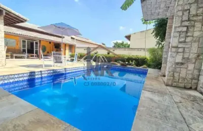 Casa em condomínio fechado com 3 quartos à venda na rua alto da serra, anil, rio de janeiro, 184 m2 por r$ 1.199.000
