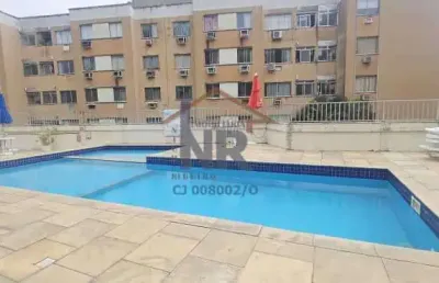 Apartamento com 3 quartos à venda na estrada pau-ferro, pechincha, rio de janeiro, 62 m2 por r$ 300.000