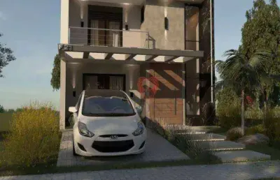 Sobrado com 3 dormitórios à venda, 145 m² por r$ 947.000,00 - condomínio central square - gravataí/rs