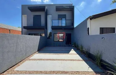 Sobrado com 3 dormitórios à venda, 124 m² por r$ 550.000,00 - santa cruz - gravataí/rs